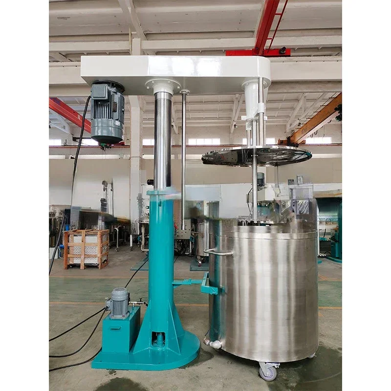 Factory direct sales of 22kw hydraulic lifting dispersion machine high-speed dispersion machine with lifting cover hydraulic