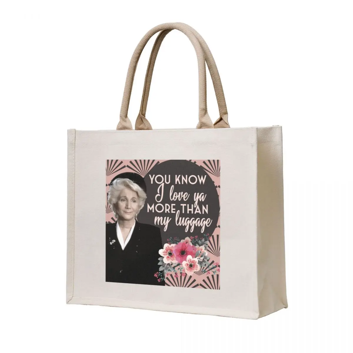 

You Know I Love Ya More Than My Luggage Steel Magnolias Clairee Pinky Swear Version Tote Bag eco bag folding Handbags