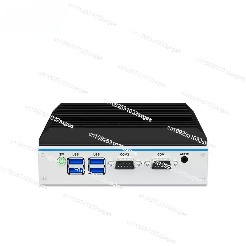 Mini industrial control host dual-network dual-serial fully enclosed embedded RS485 Core i5i7 microcomputer