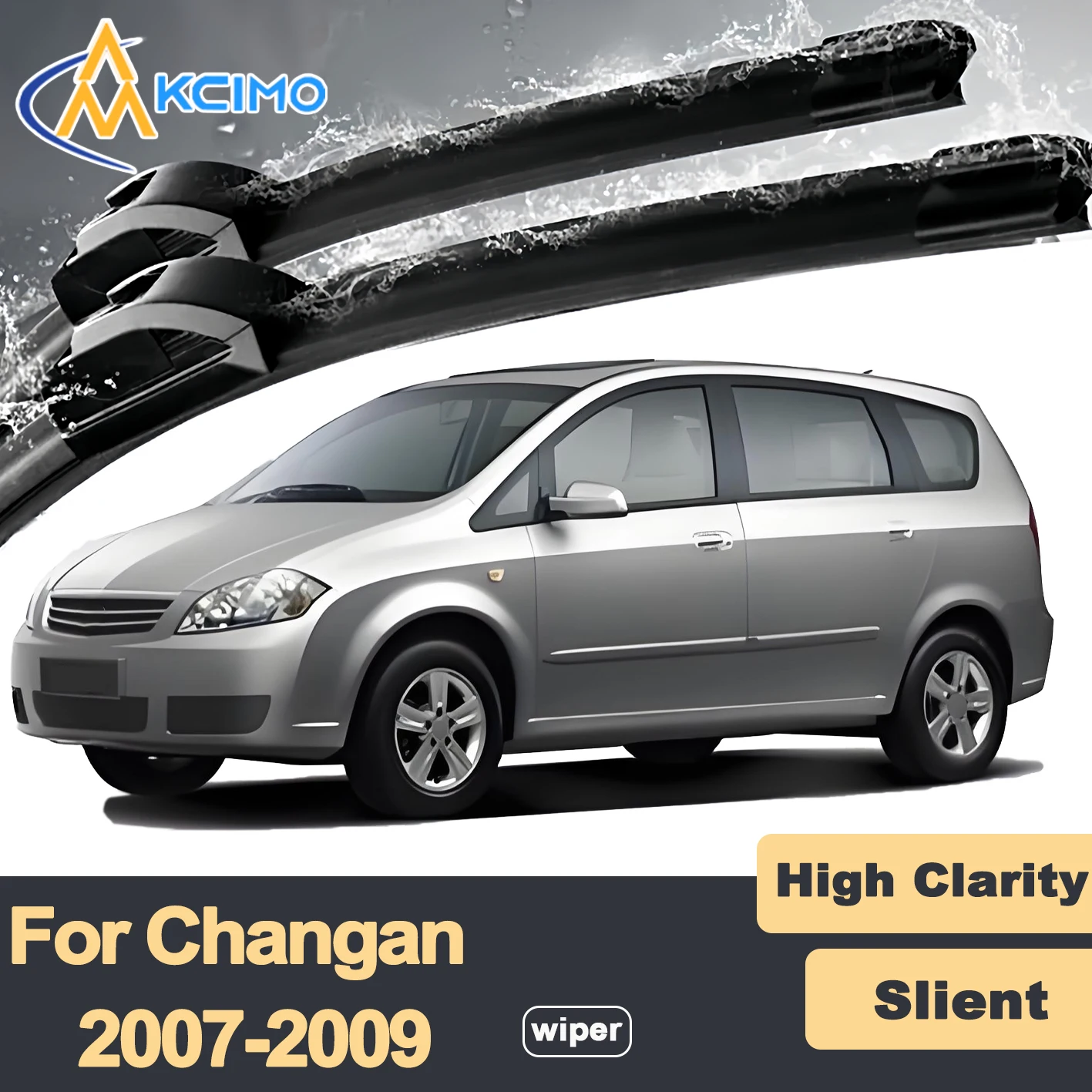 

Premium Rubber Durable Silent Windshield Wiper Blades 2pcs for Changan Joice 2007-2009 Chana Joice Changan Jiexun