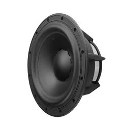 1 Pieces Original HiVi D8G/D8.4MKII/D8.8MKII 8'' Subwoofer Speaker Casting Aluminum Basket PP Cone 4/8ohm/200W OD=242mm Round
