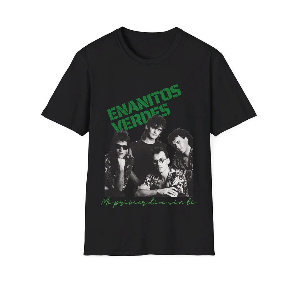Camisetas estampadas con temática de Enanitos Verdes (Los Enanitos Verdes) para hombre, camisetas deportivas informales de manga corta a la moda.