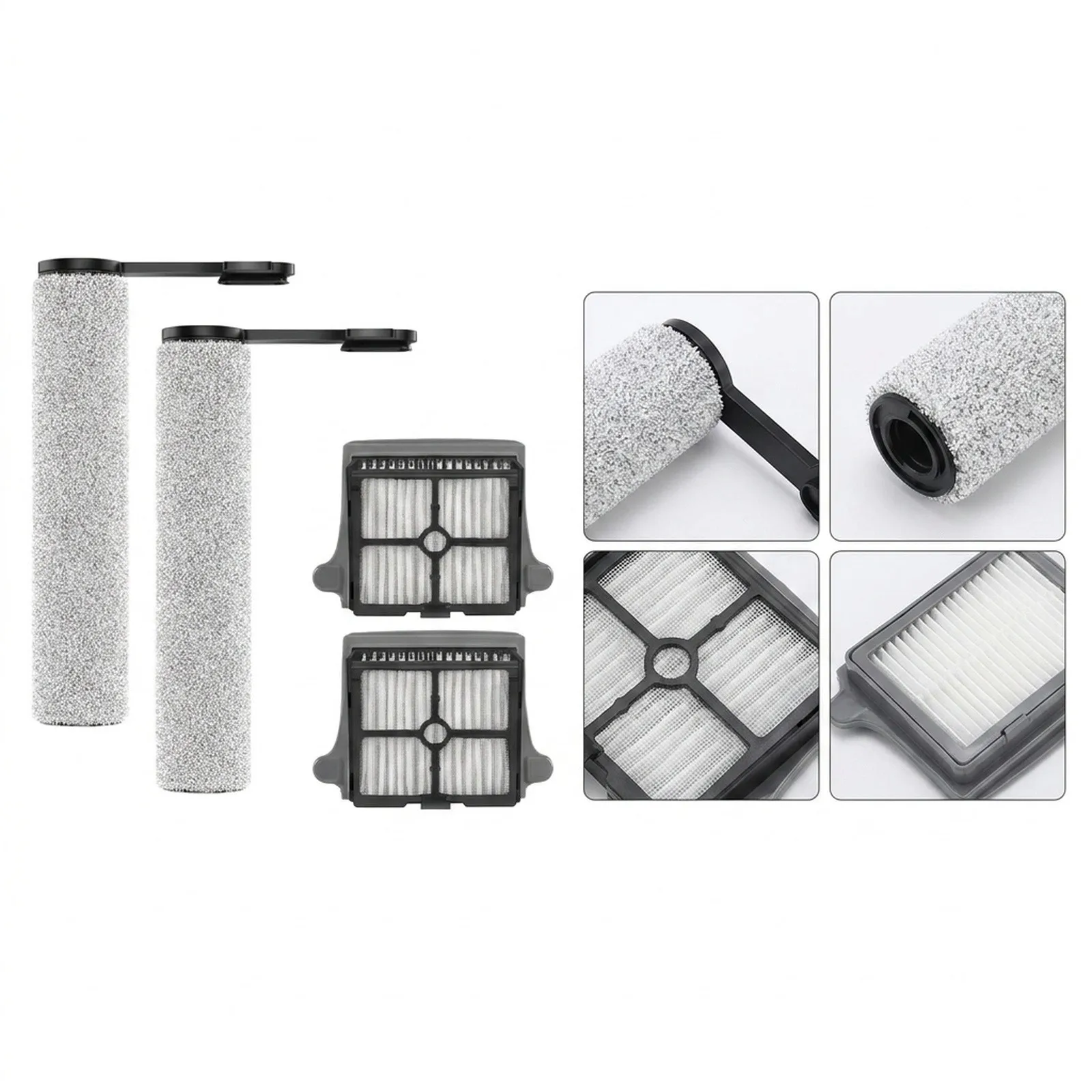 For Tineco for Floor One for s6 Pro for Brush Roll For Efficient Cleaning for Brush Roll 25*12*4.5cm Compatible With Various