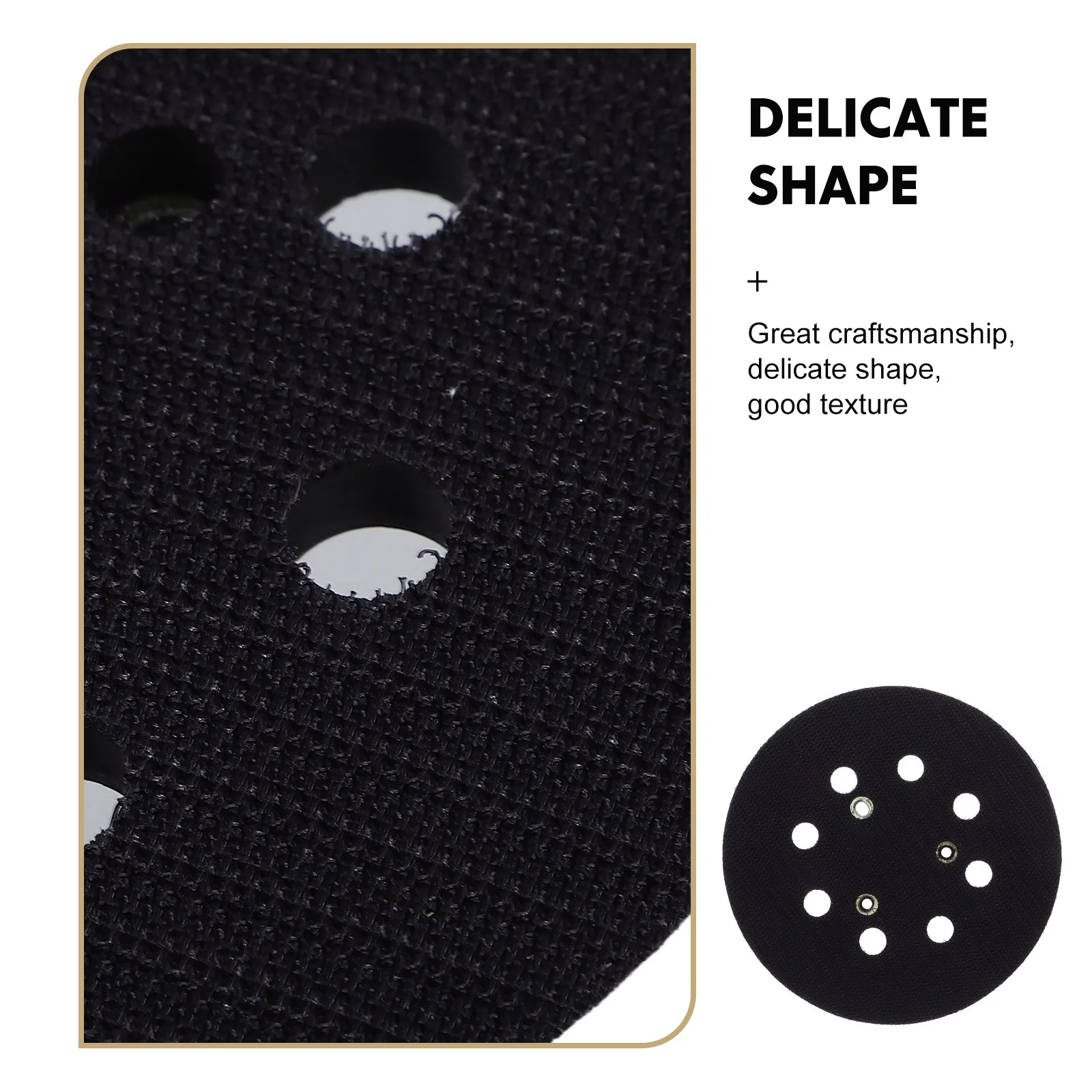 5 بوصة 8 حفرة الرملي القرص دعم الوسادة ل الحفر السيارات الهوائية ساندر استبدال وسادة تلميع التلميع أقراص ل #2