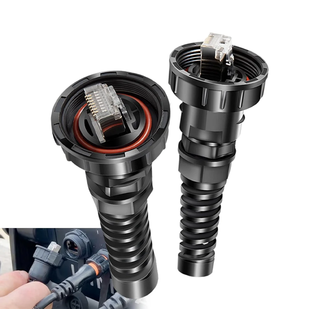 

010-10603-00 Connector Waterproof RJ45 2-Pack Compatible with Garmin Marine Network Cable Connector