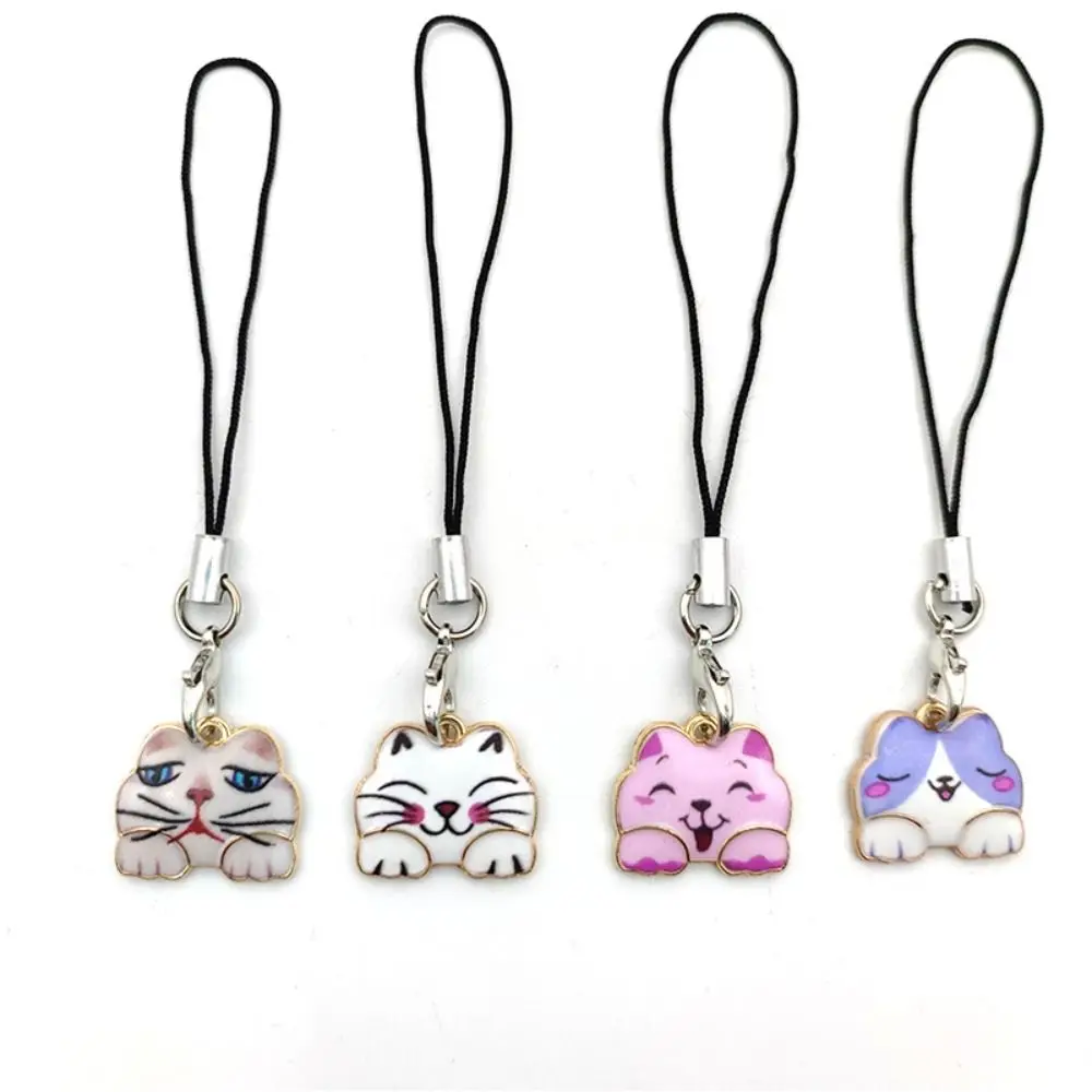 Phone Lanyard Lanyard Cat Phone Charm Ornaments Cute Cat Phone Strap Little Cat Fashion Animal Phone Pendent Bag Pendant