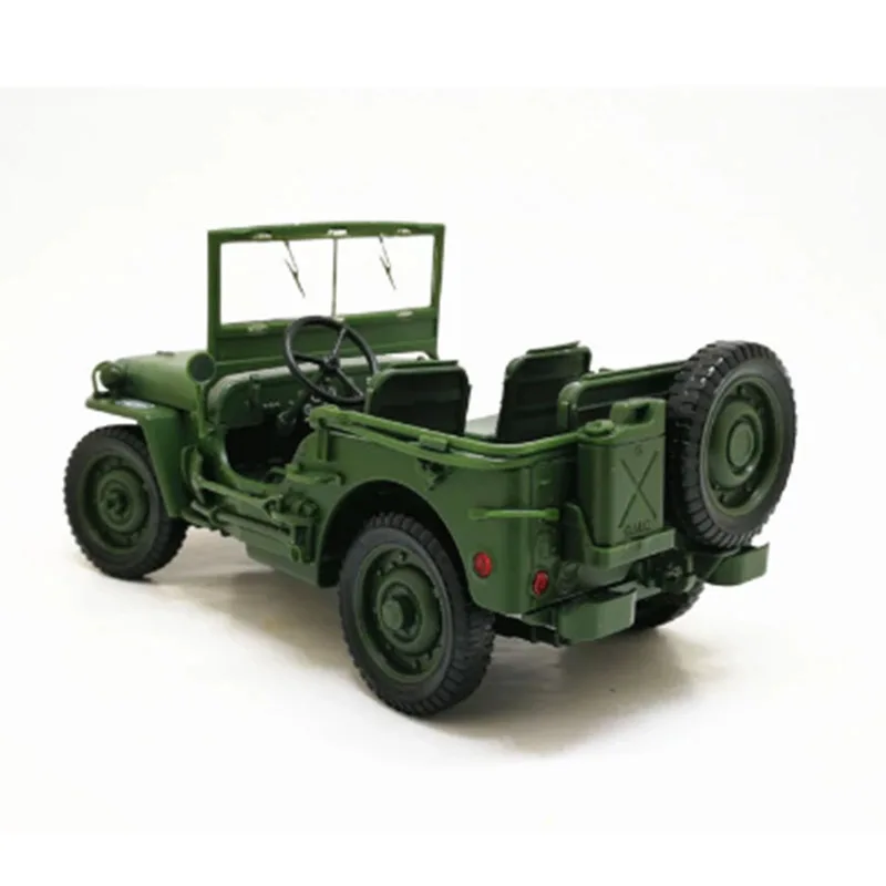 1:18 Military Tactics Alloy Diecast Car Model Opening Hood Panels To Reveal The Engine For Children Gift Toys