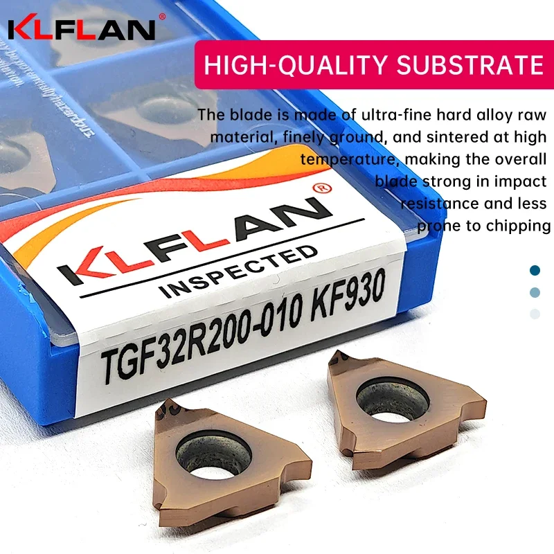 10 قطعة/صندوق إحكام الأخدود الضحلة الحز إدراج TGF32R TGF32L TG43R للصلب والفولاذ المقاوم للصدأ ، الصف PR930 #2