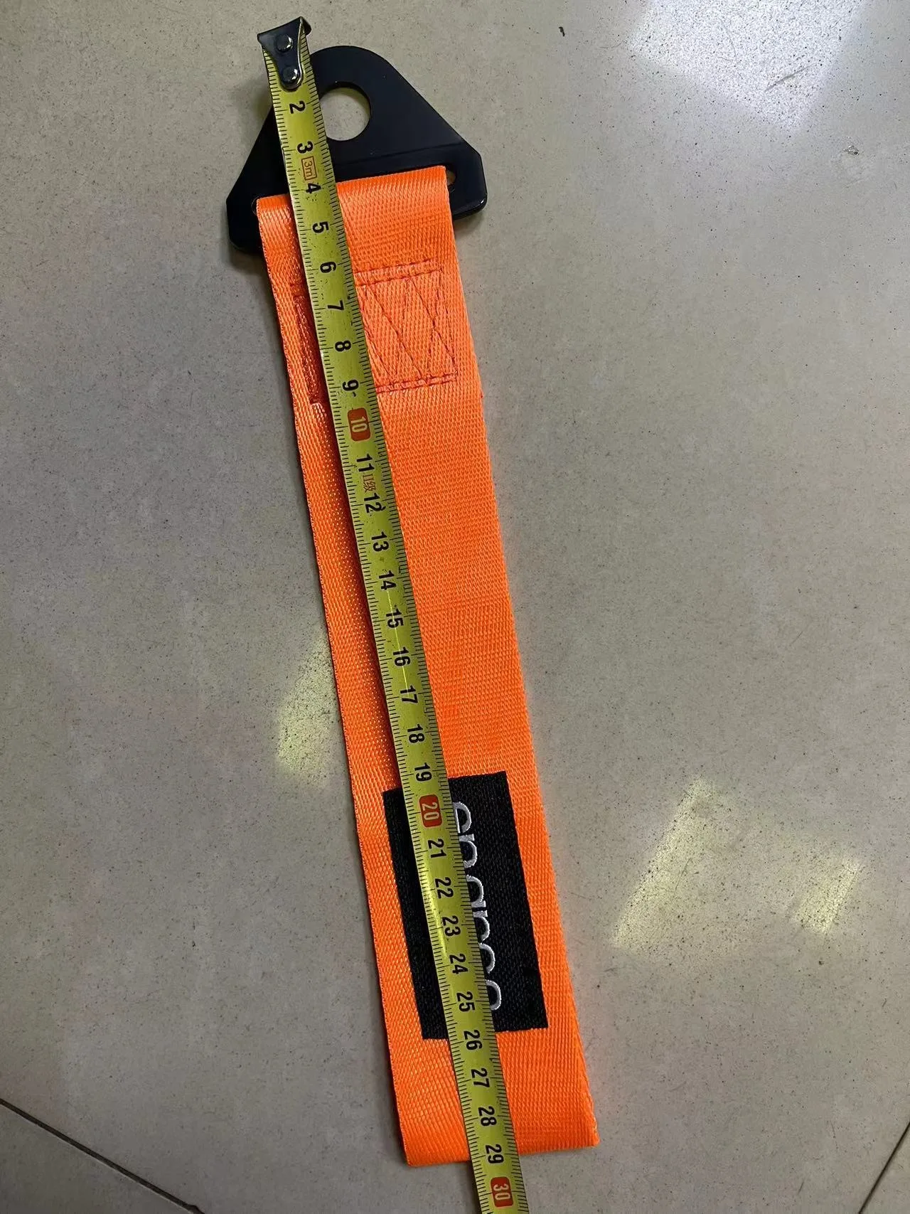 Eparco 24cm Nylon-Anhängerriemen Hochfester Auto-Rennanhängerriemen Automatischer Anhängerriemen Stoßstangen-Anhängerriemen – Detail 9