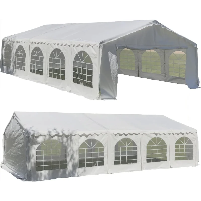

Delta 32'x20' Budget PE Tents for Parties, Large Outdoor Canopy Carpas para Fiestas, Big Wedding Party Event Tent