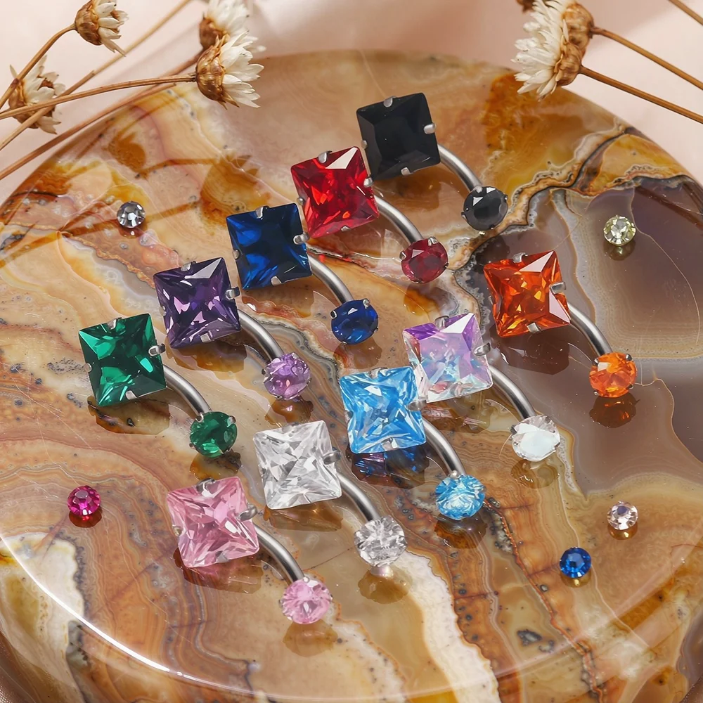 F136 14G Titanium Belly Button - Belly Bar Titanium 评论和价格