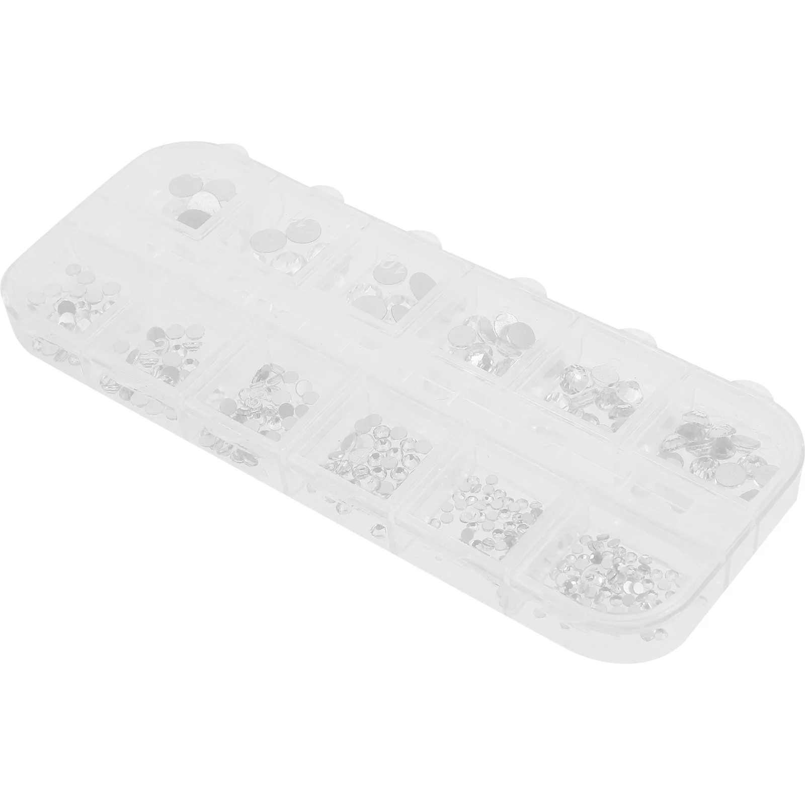 1Set Waterboor Boxed Nail Art Strass Luxe Decoratieve Manicure Bedels voor DIY Nagelontwerp Elegante Glanzende Accessoires