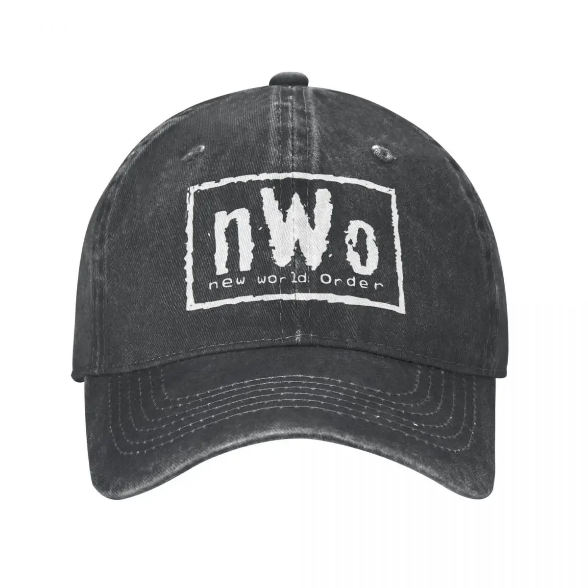 NWO Baseball Cap New World Order Casual Unisex Men Washed Trucker Hat Wholesale Print Outdoor Sports Snapback Cap Gift Idea