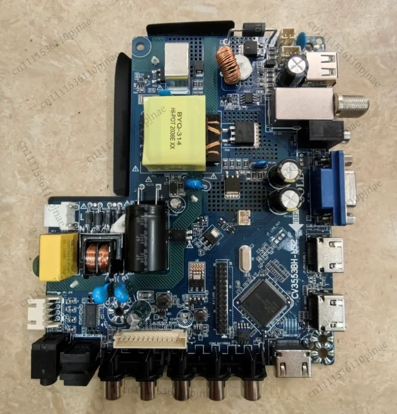 

CV3553BH-U32 3-in-1 TV Motherboard Replacement Board with 2 Screen Cables, Tested & Verified Interface Compatibility