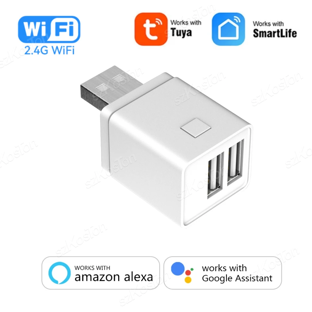 Tuya WiFi/Zigbee Smart USB Adapter Stecker 1/2/3 Gang Smart Leben APP Timing DIY EIN/AUS Controller Funktioniert mit Alexa Google Hause