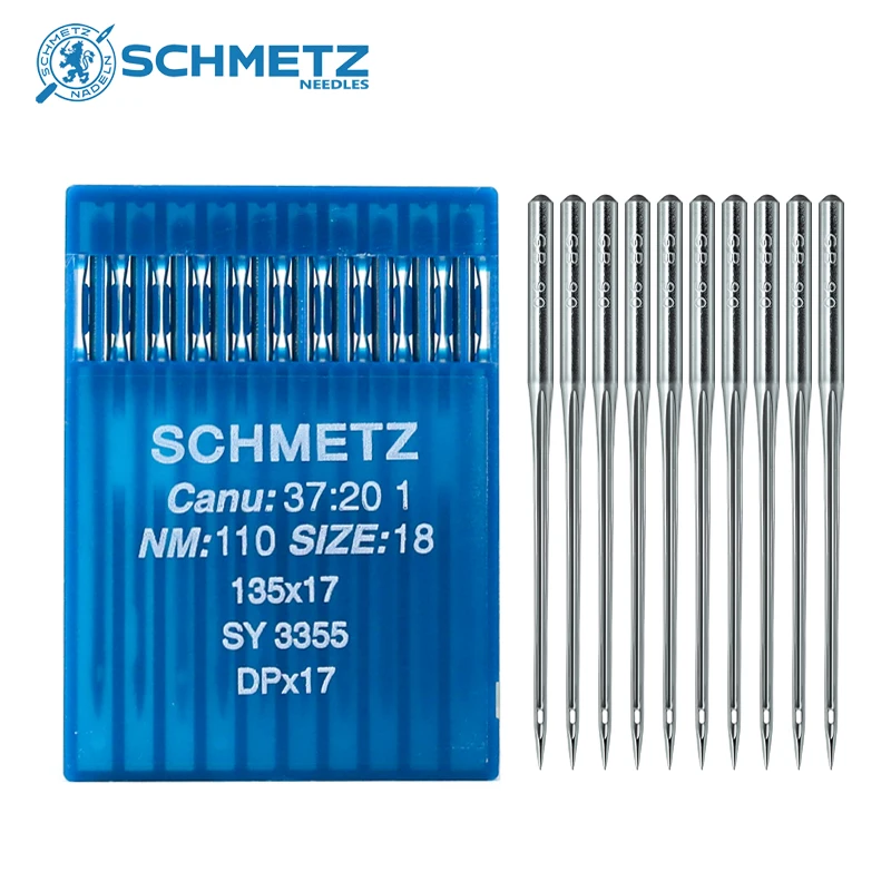 

100PCS DPX17 135X17 Schmetz Needles For Industrial Walking Foot / Chainstitch Sewing Machine SY3355 37:20 SY 3357