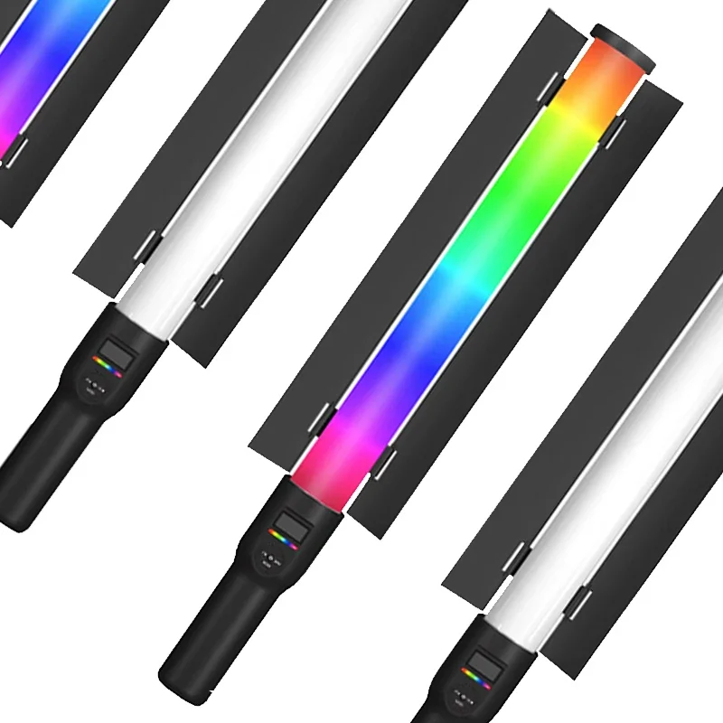 RGB Light Photography Portable Handheld LED Video Light Stick Fill Lighting for Film Party Photo Studio