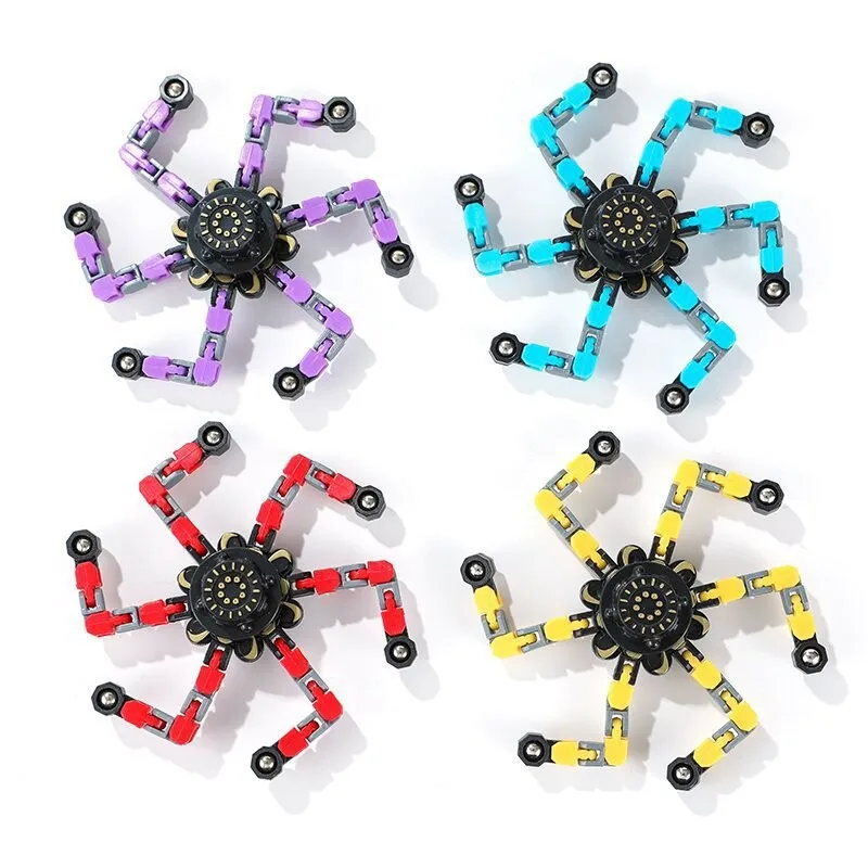 Fidget Spinners for kids&Adults Transformable Fingertip Gyros for Girls Boys Stress Reliefs Toys for Kids Birthday Party Gifts