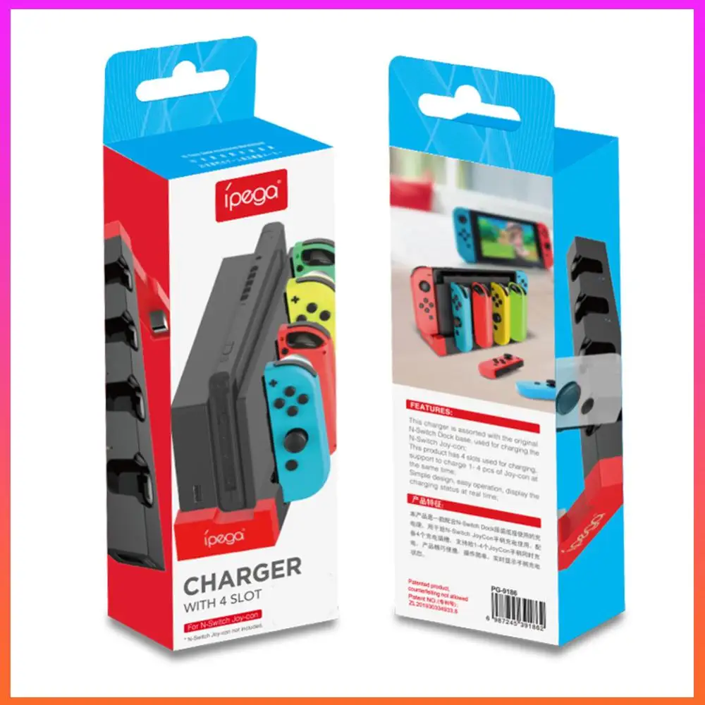 PG-9186 Game Controller Charging Stand Station Charger for Nintendo Joy-Con