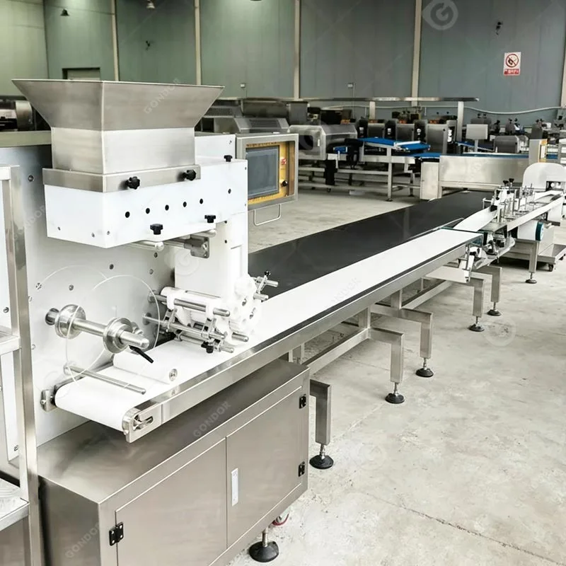 Triangle Seaweed Musubi Mini Sushi Rice Roll Ball Make Production Line for Sushi FL Customized Sushi Production Equipment