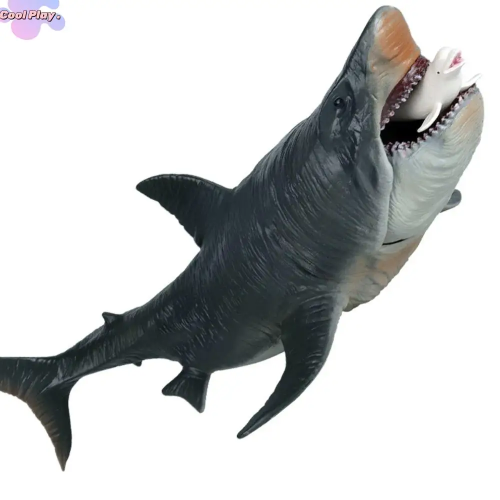 

Simulation Megalodon Action Figure Marine Life Sea World Ocean Animals Model Educational Realistic Big Shark Figure