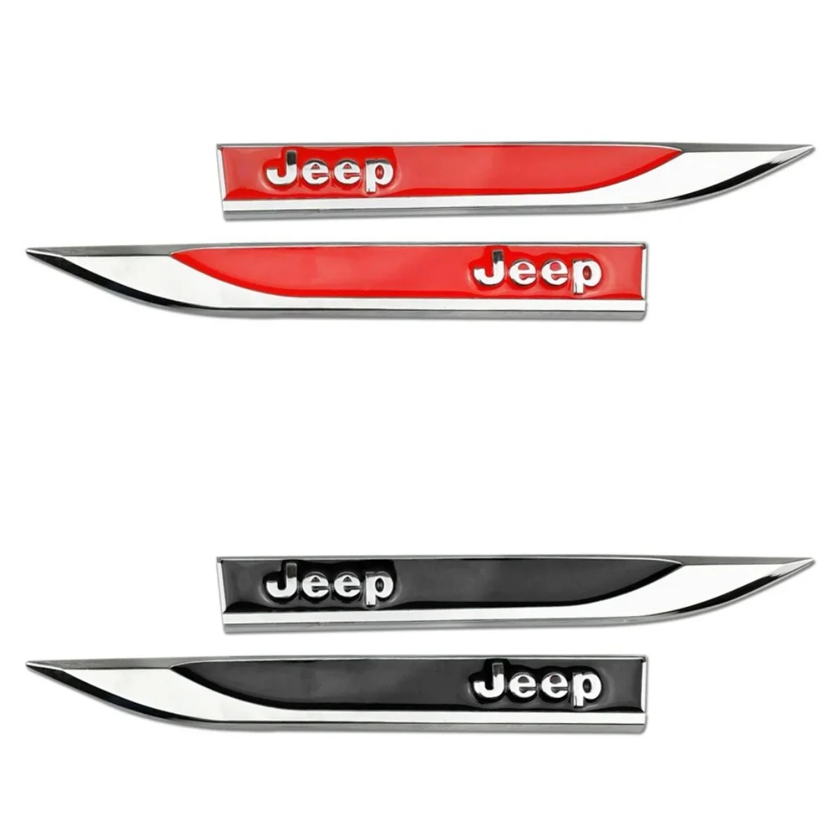 

Universal Metal Side Door Badge Decals for Jeep Avenger Patriot Compass Grand Cherokee Wrangler Wagoneer Gladiator Renegade