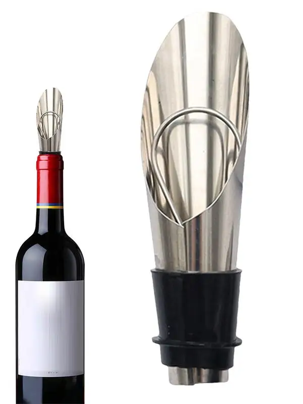 2-In-1 Portable Aerating Spout For Wine Decanter, Wine Accessories For Party,Simple To Use 2 Pcs Wine Aerator Pourer,