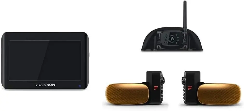 

1 Rear Sharkfin, 2 Side Running Light Cameras, Infrared Night Vision, Wide-Angle View, Hi-Res, IP65 Waterproof - FOS05TAEN