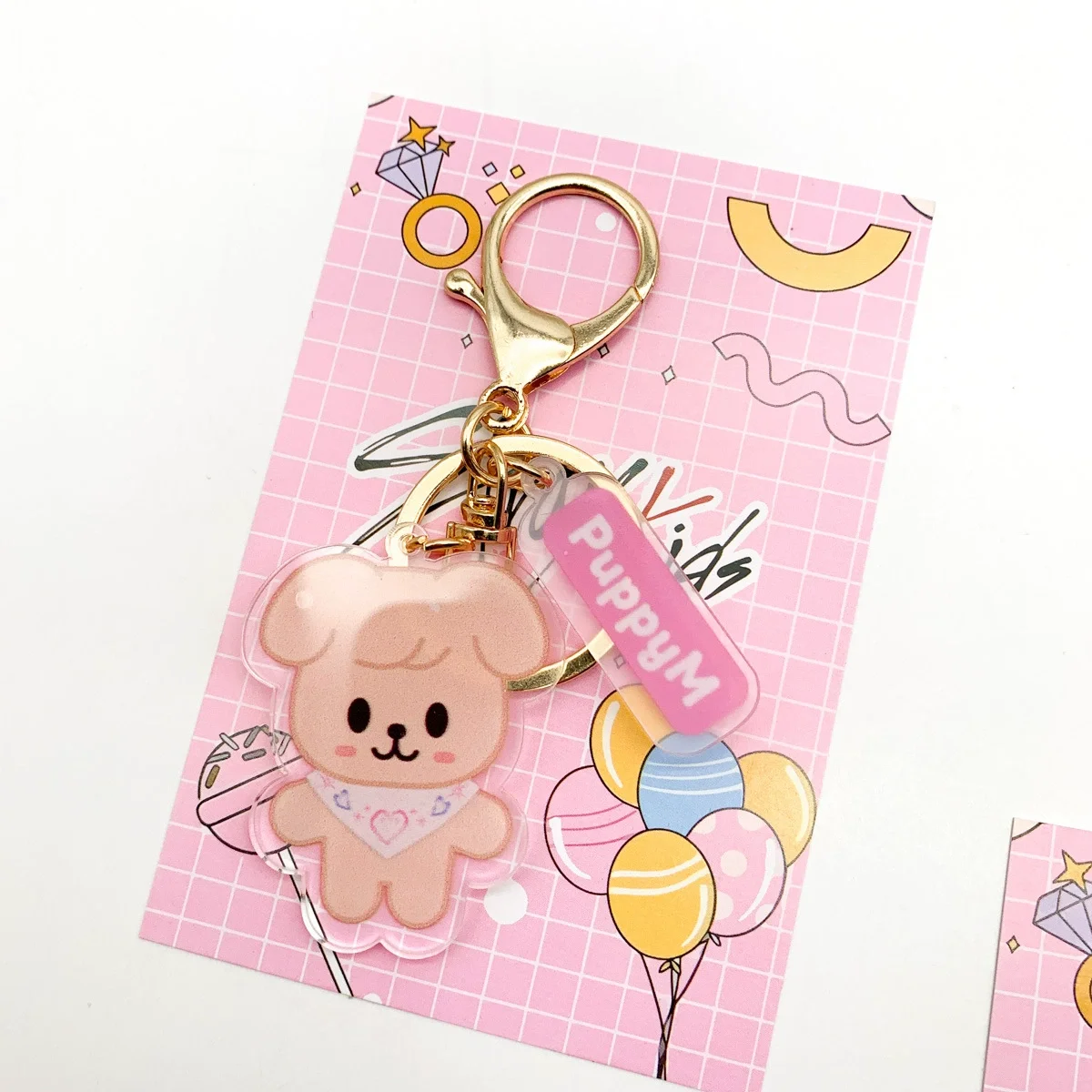 SKZOO STRAY KIDS Cartoon Acrilico Ciondolo a doppia faccia Portachiavi Ciondolo Fan Accessori per riunioni Ciondolo in acrilico Giocattoli di compleanno