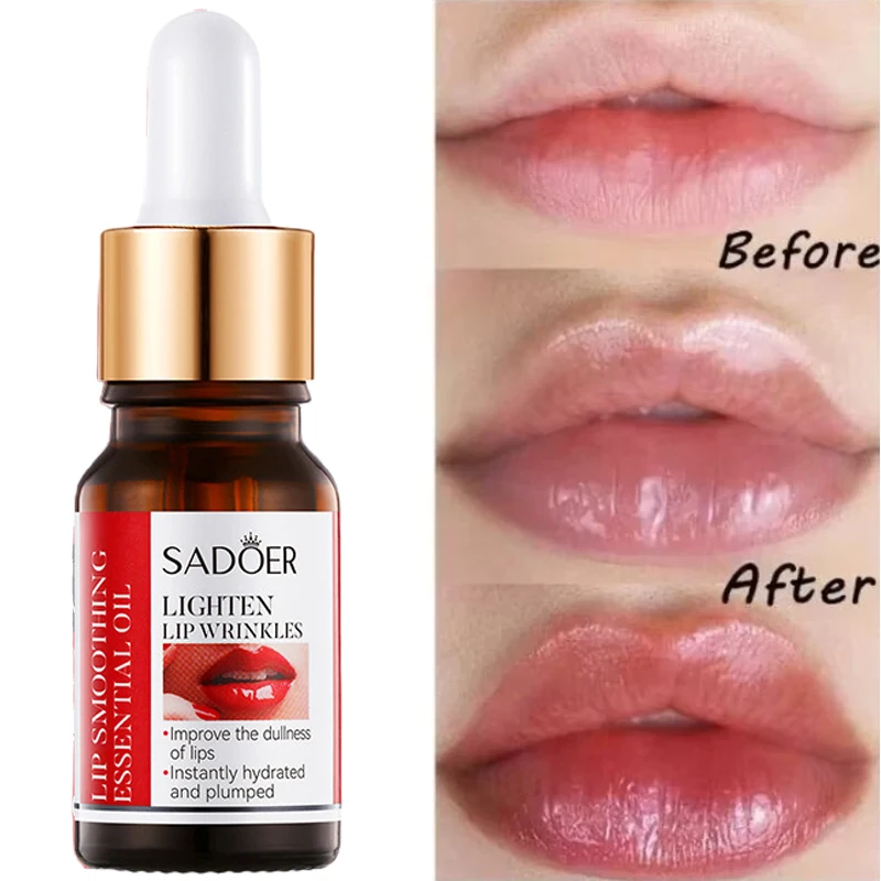 Lip Booster Plumping Serum Oil Hyaluronic Acid Moisturising Sexy Plumping Enhancer Stimulant Free Brightening Lightening Lines