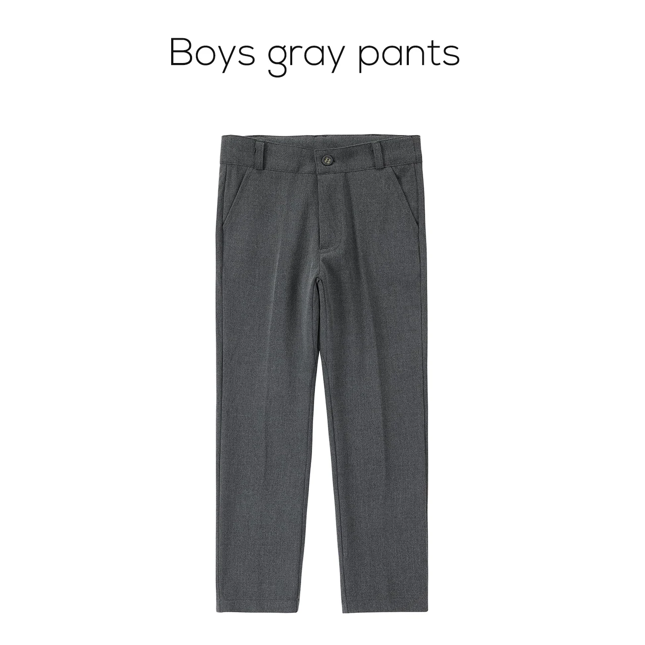 Tea Time Collection – Boys Gray Pants