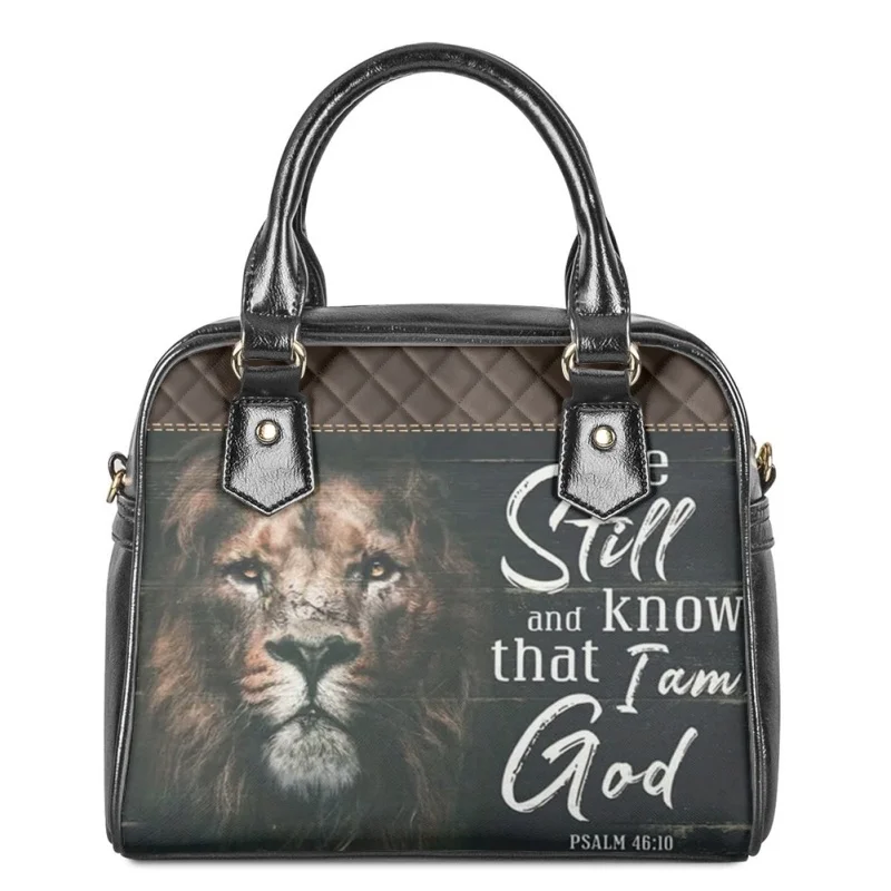 Personalizzato Lions Print borsa da donna borse a tracolla moda Laides PU spalla Bolsos De Mujer Dropshipping all'ingrosso