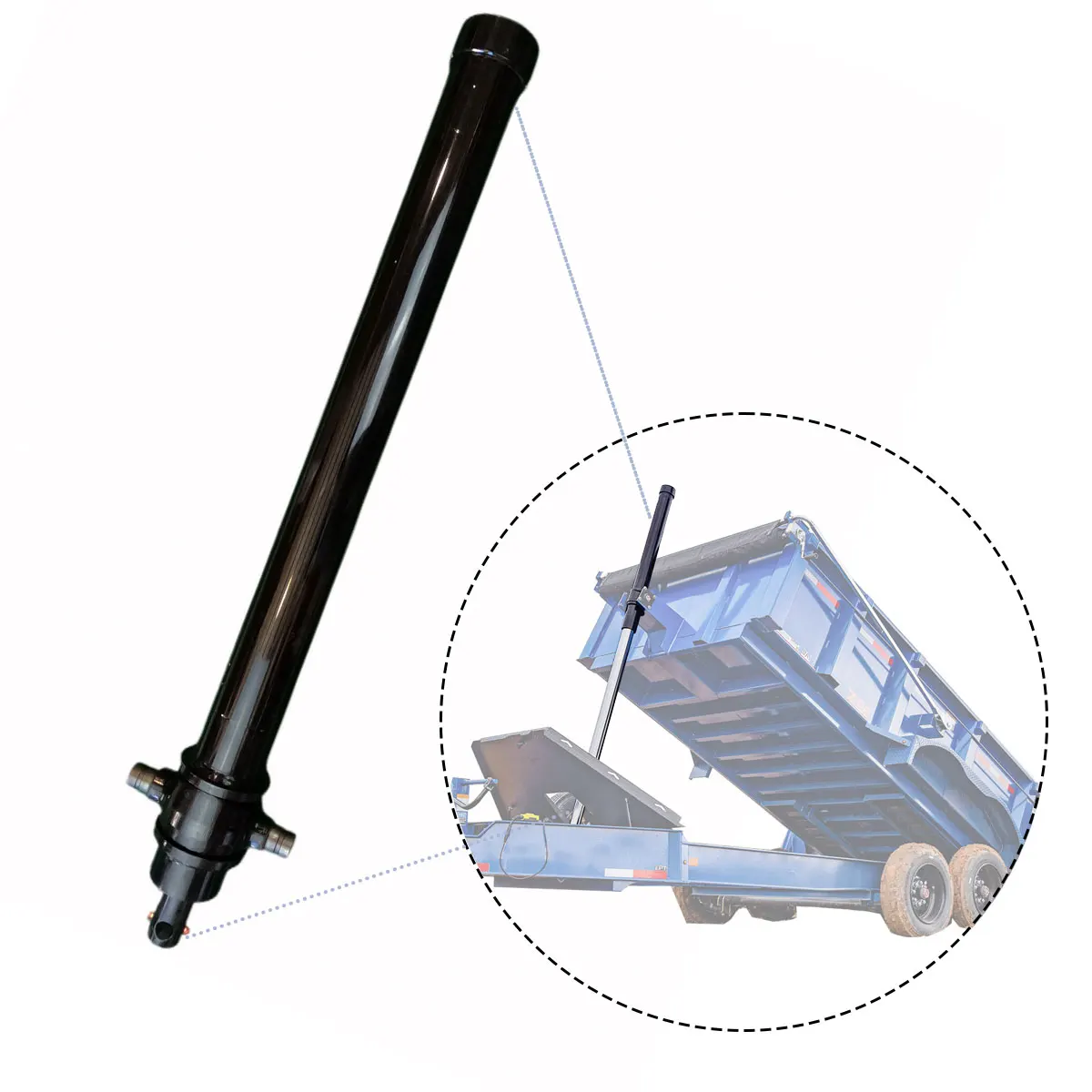 

Stages Telescopic Hydraulic Cylinders For Dump Trailers