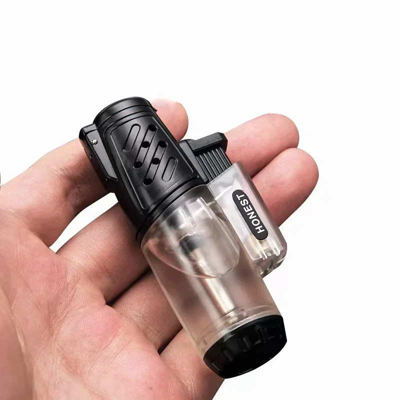 2024 HONEST New Cigarette Lighter Torch Turbo Lighter Gas Lighters Jet Unusual Lighters Flints Butane Smoke Gadgets For Men