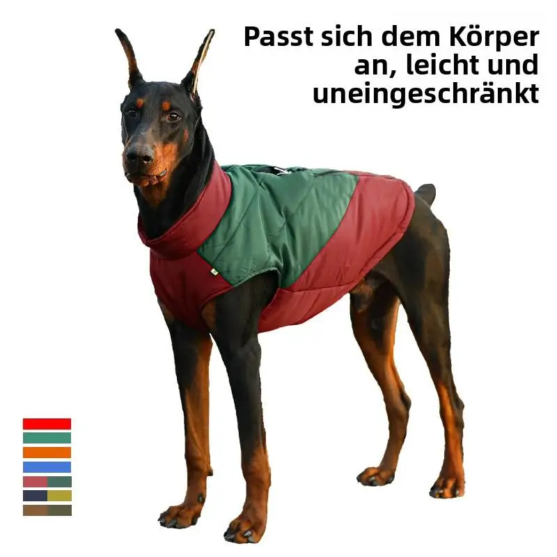 

Selling pet clothing! Thick, warm cotton vests for dogs, perfect for autumn and winter comfortable and stylish! Dog harnesses.