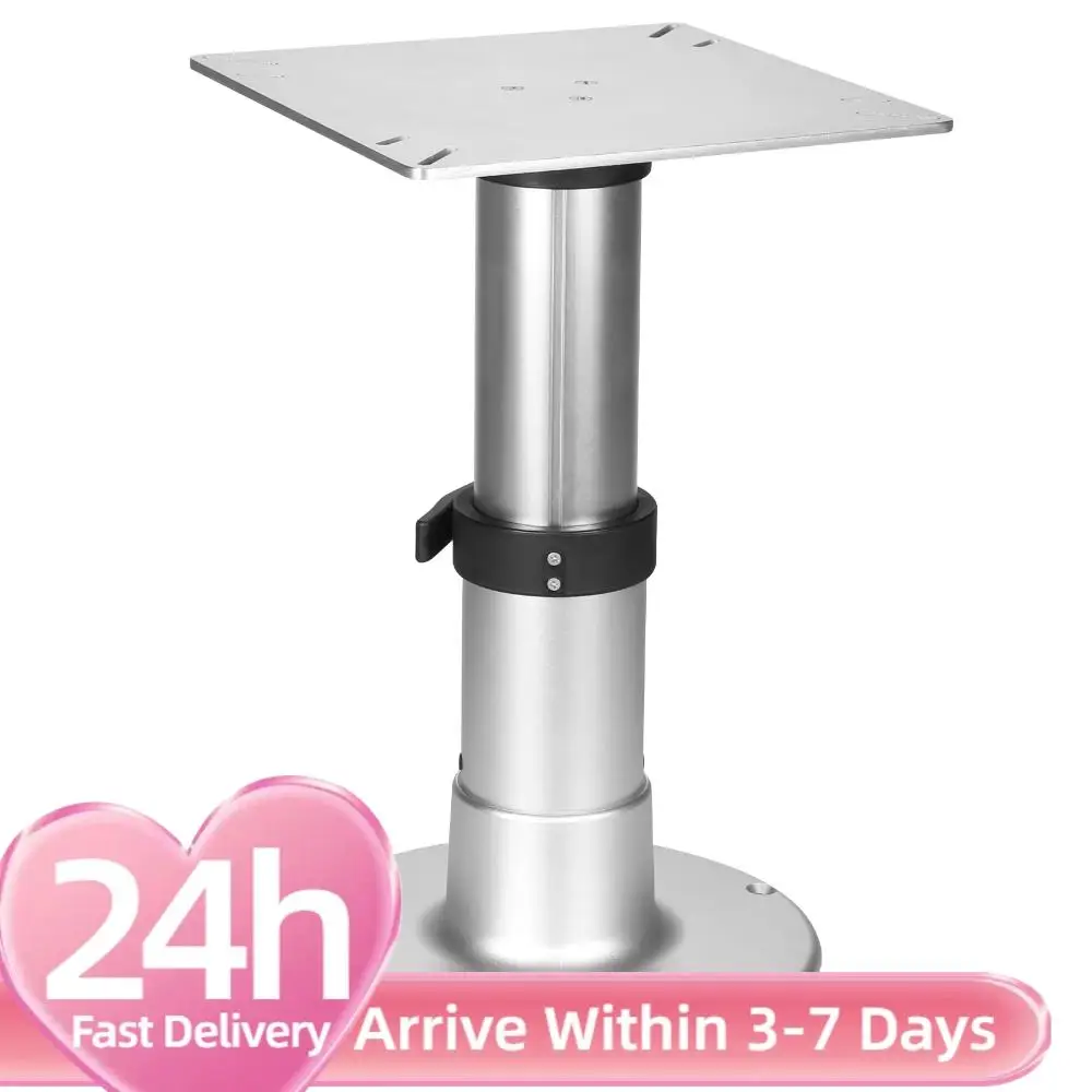 

Desk Leg Detachable 3-Level Telescopic RV Table Leg Bracket Aluminum Alloy 13-28 Inch Height Range with Gas Lift for Boat Yacht