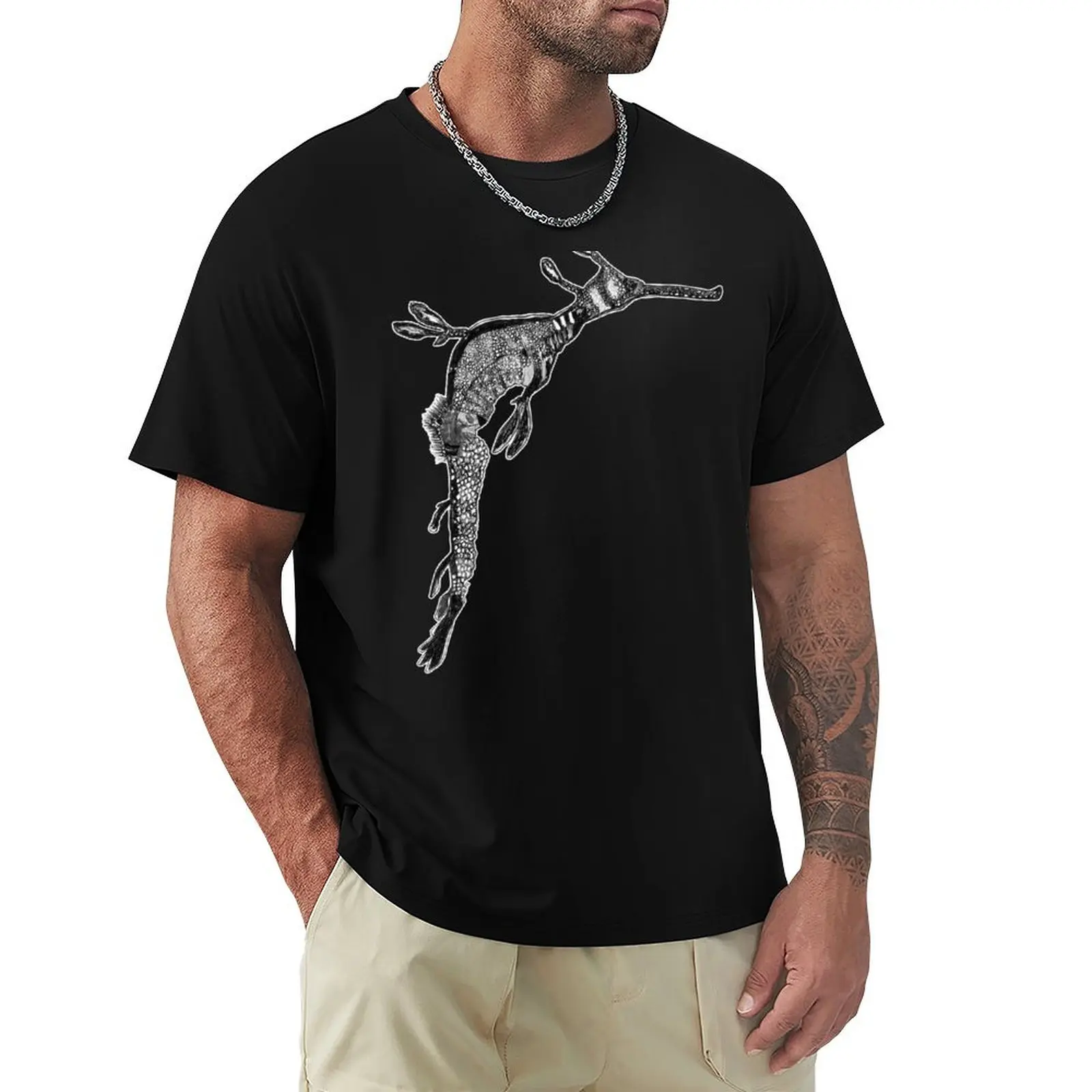 

Grumps the Weedy Sea Dragon T-Shirt vintage clothes cotton graphic tees mens designer clothes