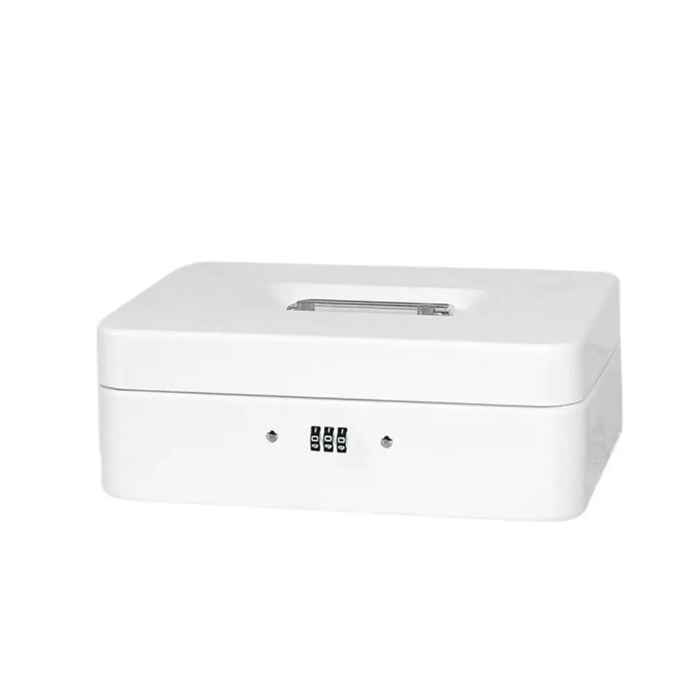 

Маленький/большой замок для наличных денег, двухслойный безопасный металлический денежный ящик с крышкой лотка, замок для ключей/ароль, органайзер для экономии денег для дома