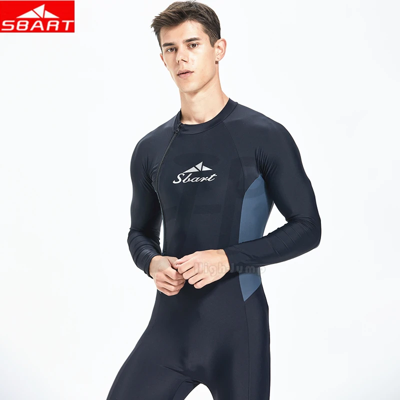 2023 Summer Rash Guards Men Surfing Diving Wetsuit Lycra Fabric Quick-dry Anti-jellyfish Swimwear Beach Water Sport Bathing Suit