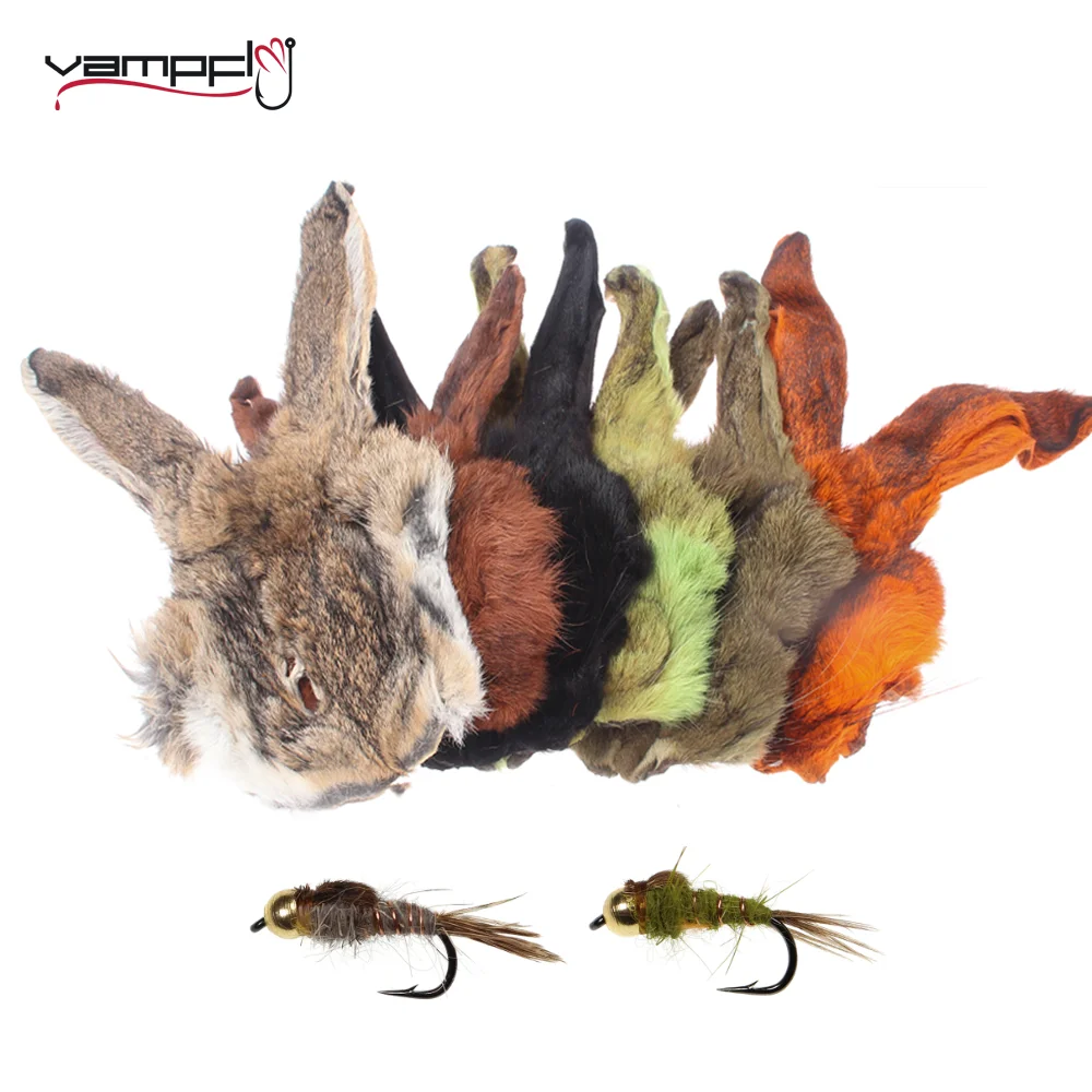 

Vampfly Hare's Mask Fly Tying Material Rabbit Fur Fly Dubbing Material for Hare’s Ear Nymph Mayfly Nymphs Caddis Pupa Trout Lure