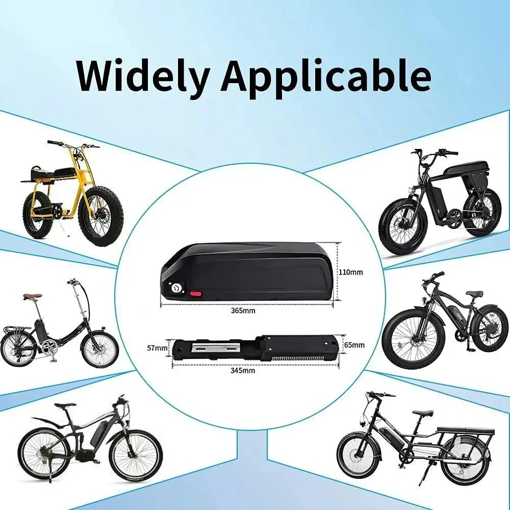 

Factory Customized Hailong Rechargeable Downtube 48v 15Ah Battery Pack for Electric Bike Scooter