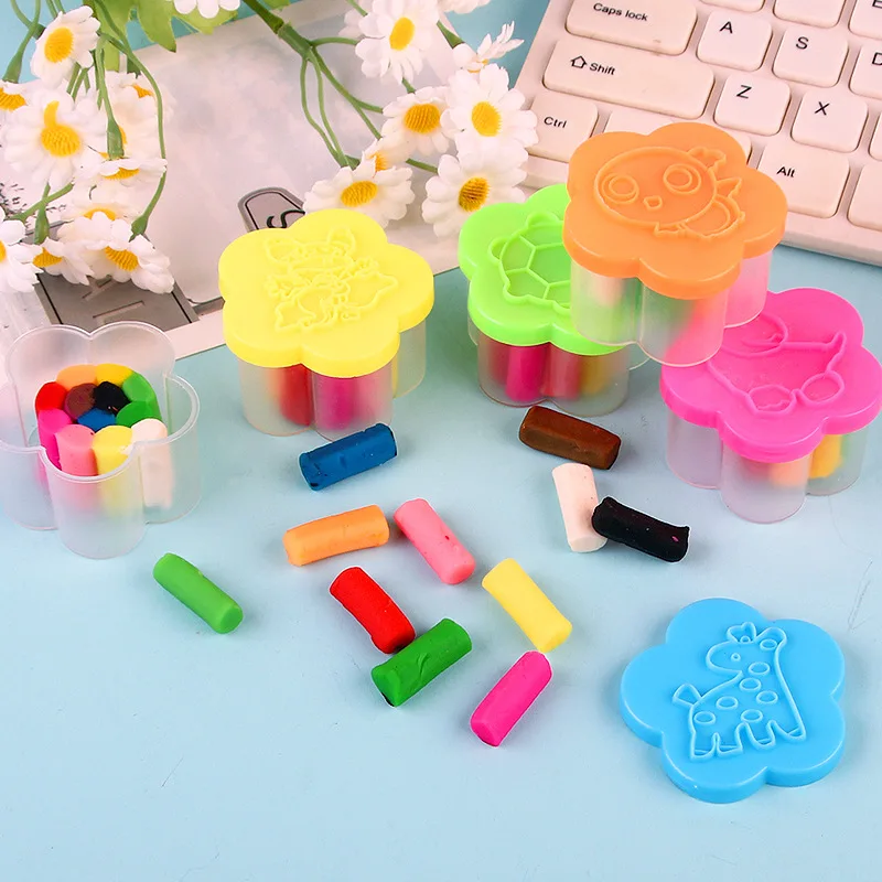 24pcs Box Kids DIY Color Clay Handmade Plasticine for Children Birthday Party Big Surprises Favors Boys Girls Goodie Bag Pinata