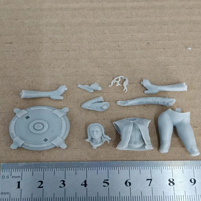 1/24 Schaal Hars beeldje Lange en sexy vrouwelijke moordenaar Model Kit DIY Ongemonteerd Ongeverfd Sculptuur speelgoed