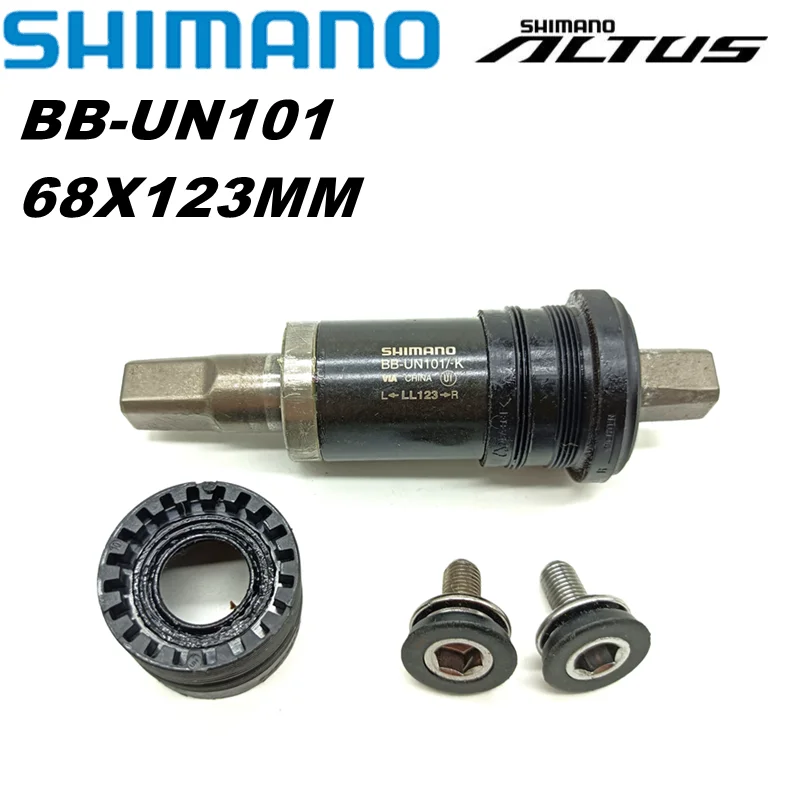 SHIMANO BB-UN101 Bracket Axle length/shell width (mm)LL123 68/73 Square Type Bottom bearing square bottom bracket