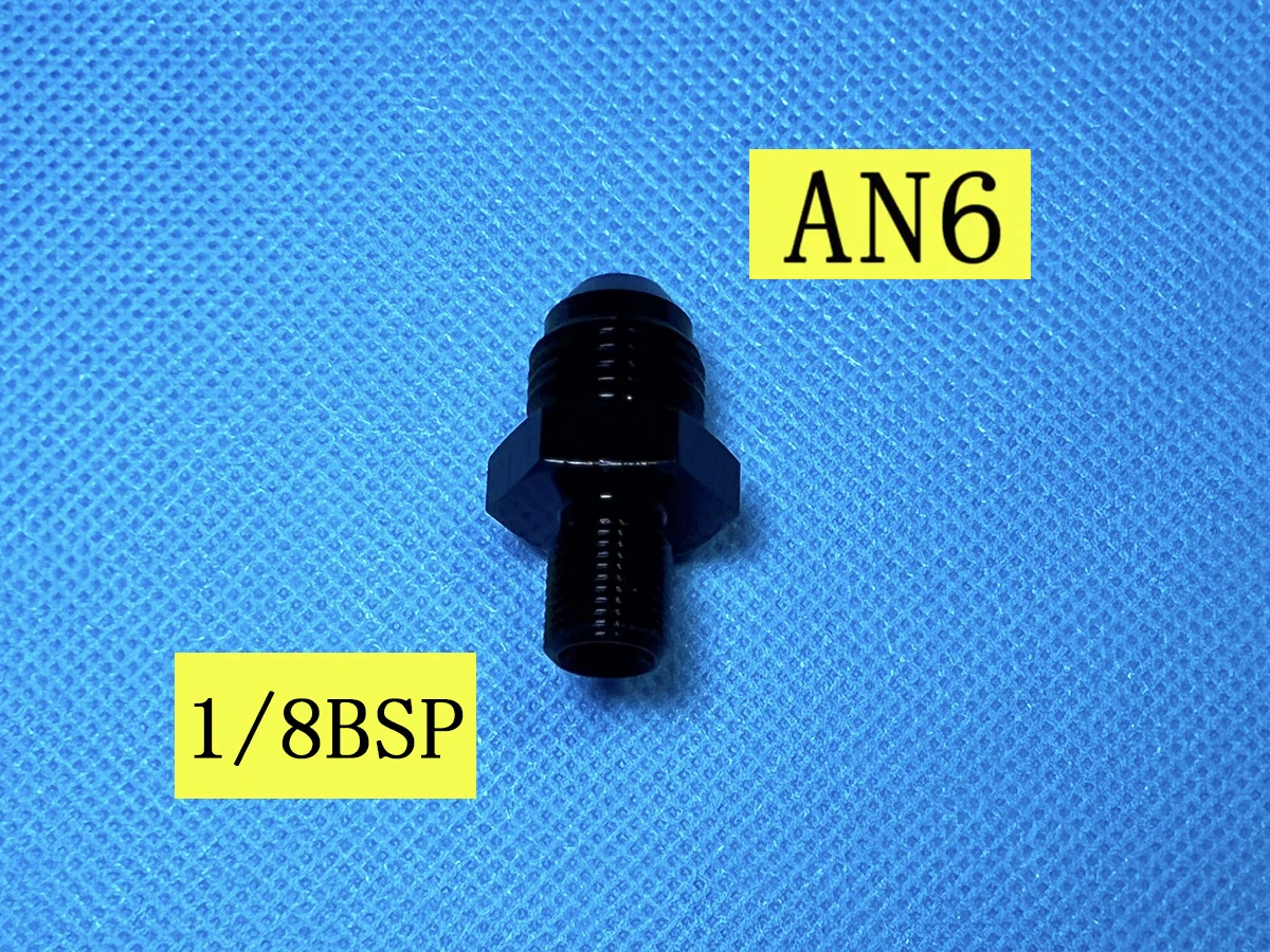 Male 1/8'BSP 1/8 BSP BSP1/8 to 6AN AN6 AN 6 Male Adapter Fitting