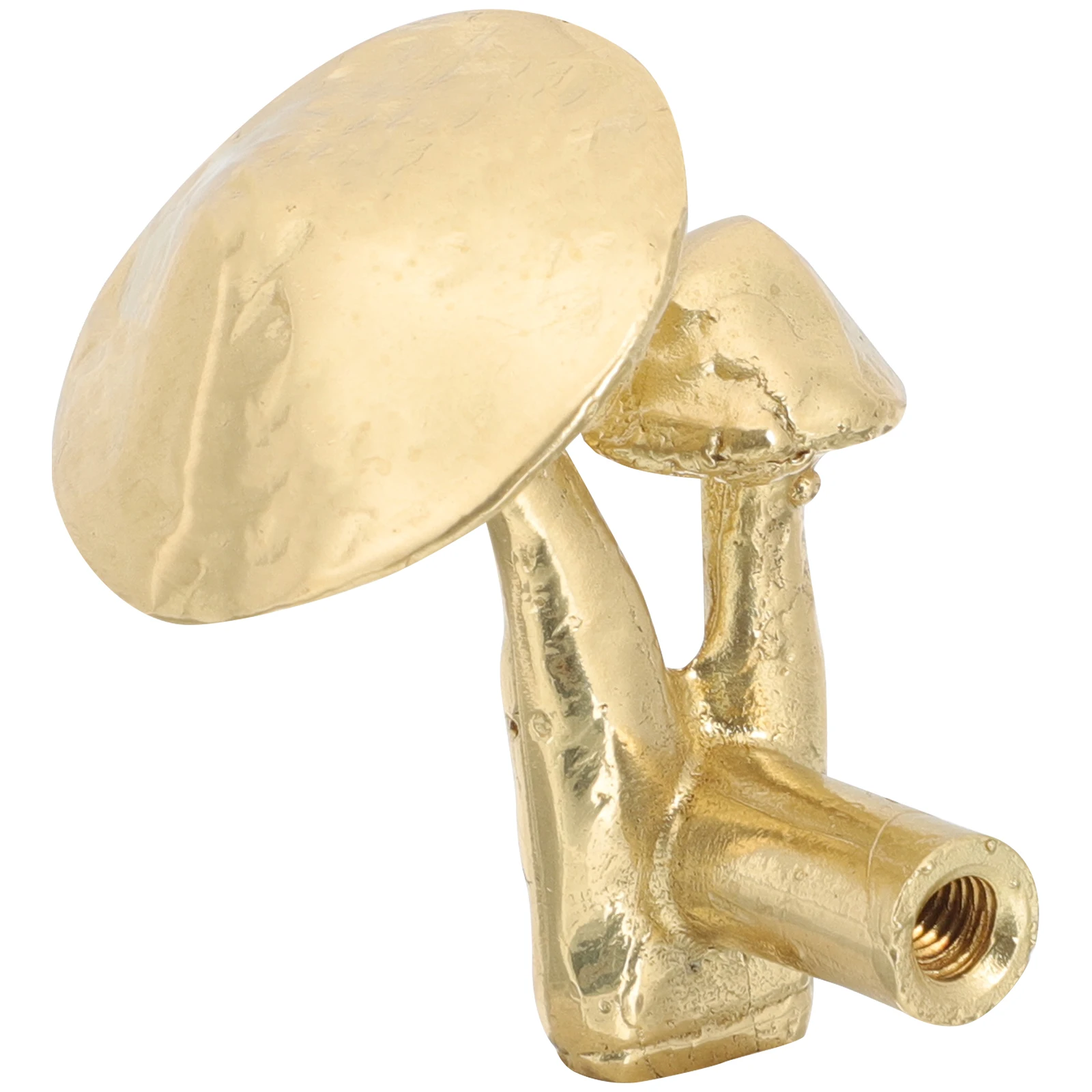 

Brass Drawer Cabinet Knobs Brass Furniture Knob Mushroom Shape Wardrobe Shoe Cabinets Furniture Hardware Copper Finish 90mm