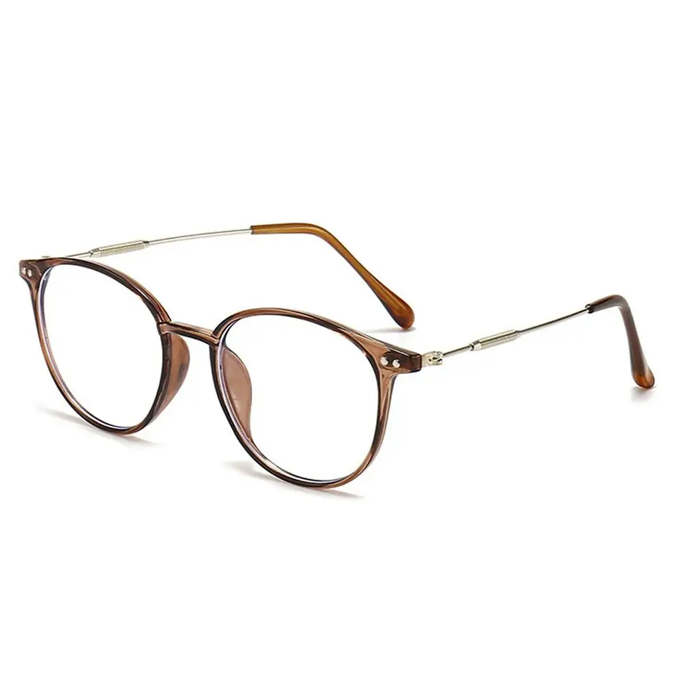 Office Simple Vintage Frame Progressive Multifocal Ultra Light Glasses Anti-Blue Light Reading Glasses