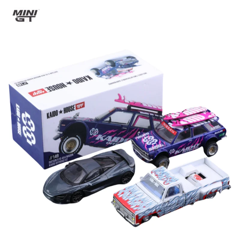 

In stock 1:64 Datsun Station Wagon 157 Chevrolet 815 750S die-cast alloy simulation car model, boys' toy, adult decorative item.