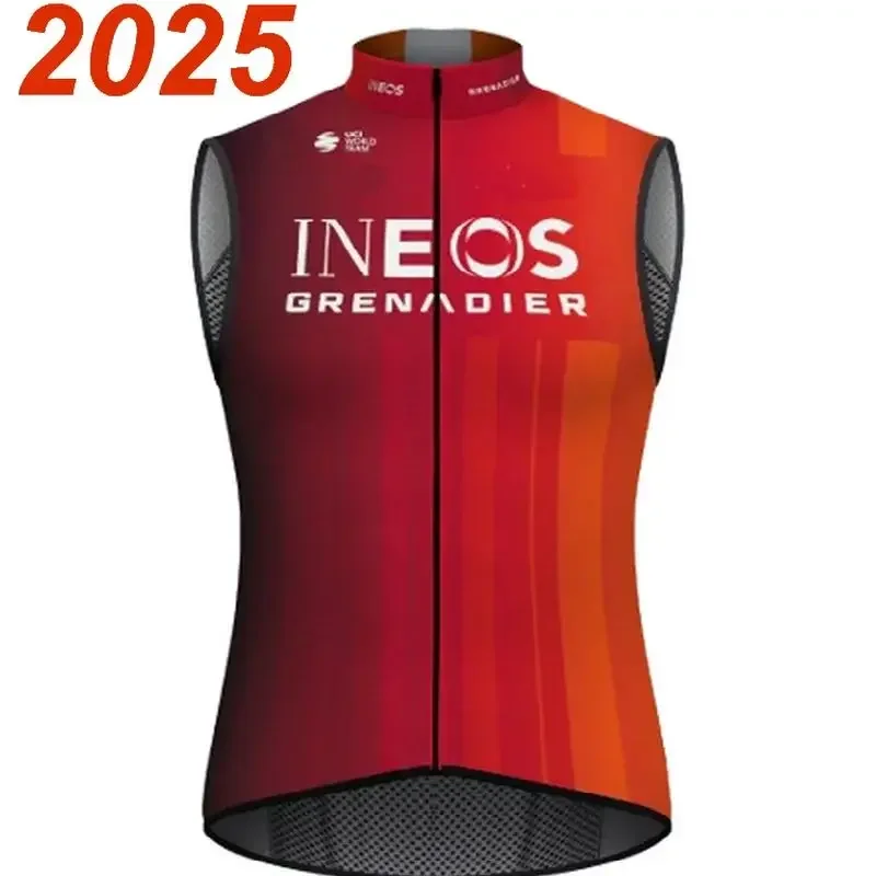 2025 INEOS Grenadiers Team Summer Sleeveless Cycling Vest Mtb Clothing Bicycle Maillot Ciclismo Bike Clothes