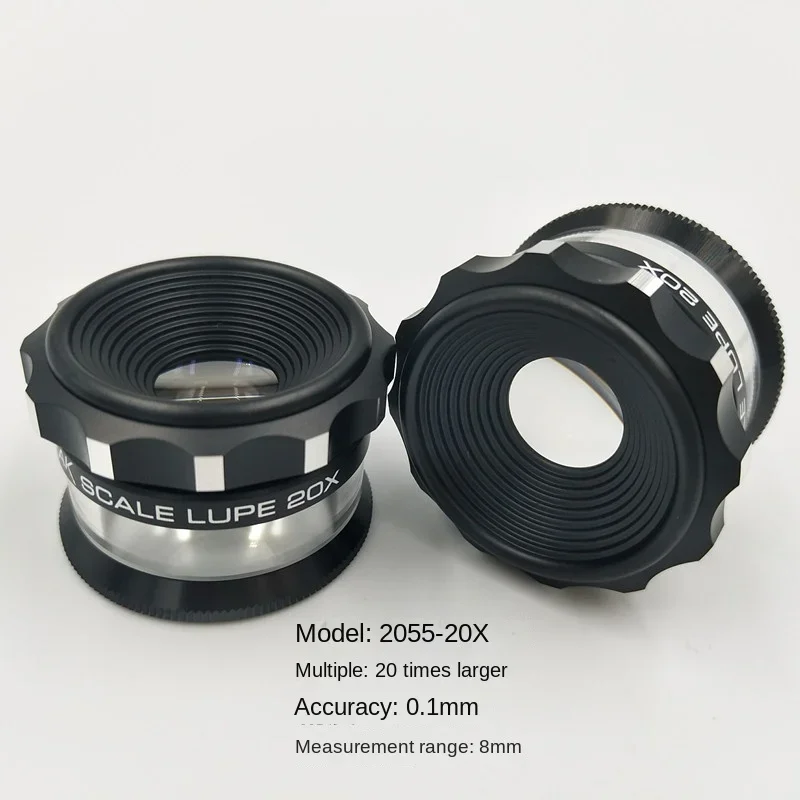 

For Peak Cylinder 20 Times with Scale Magnifying Glass Eyepiece 2055-20x